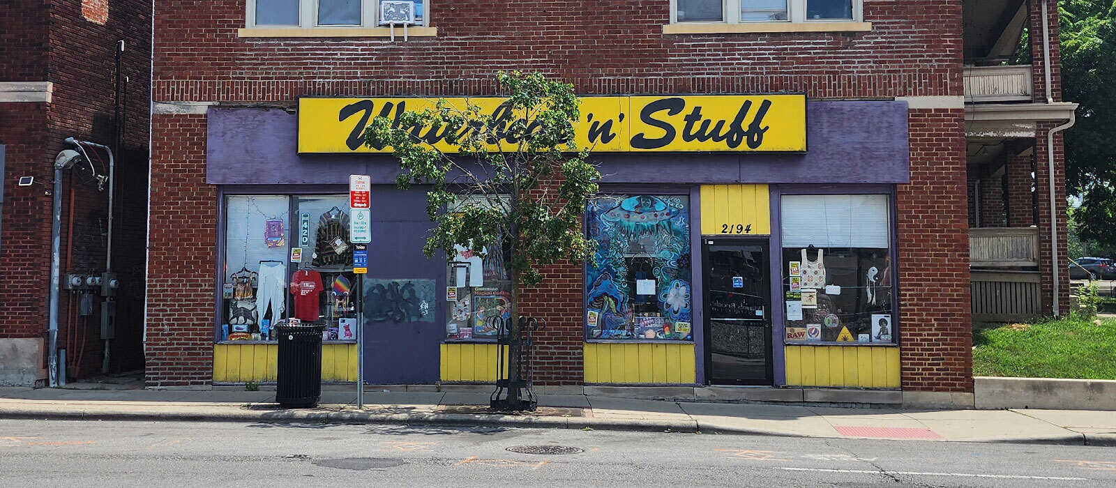 Waterbeds 'n' Stuff smoke shop at 2194 N High Street in North Campus, Columbus, Ohio