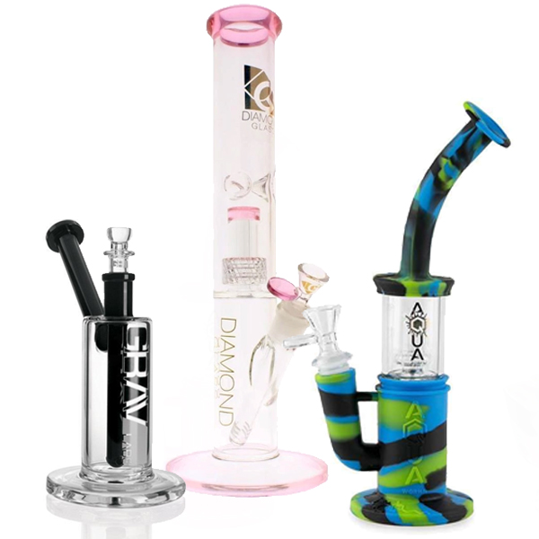 Glass, Silicone and Hybrid Waterpipes